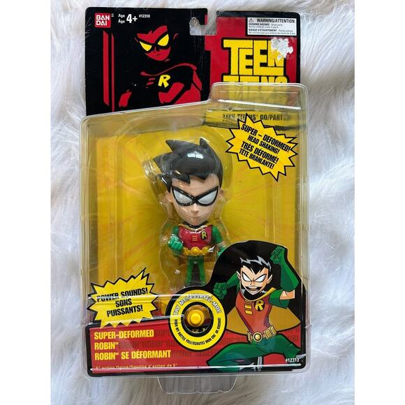 Bandai Other - DC TEEN TITANS GO ACTION FIGURE SOUND ROBIN ACTION BANDAI FACTORY SEALED TESTED
